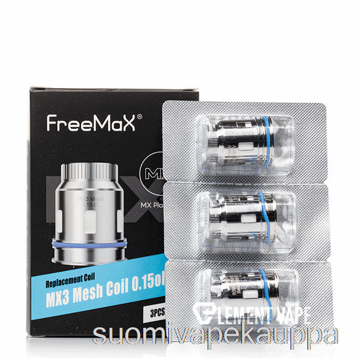 Vape Netistä Freemax Mx Vaihtokelat 0.15ohm Mx3 Mesh Kelat